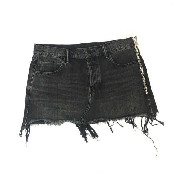 Alexander Wang x denim side zip skirt - Picture 4 of 7